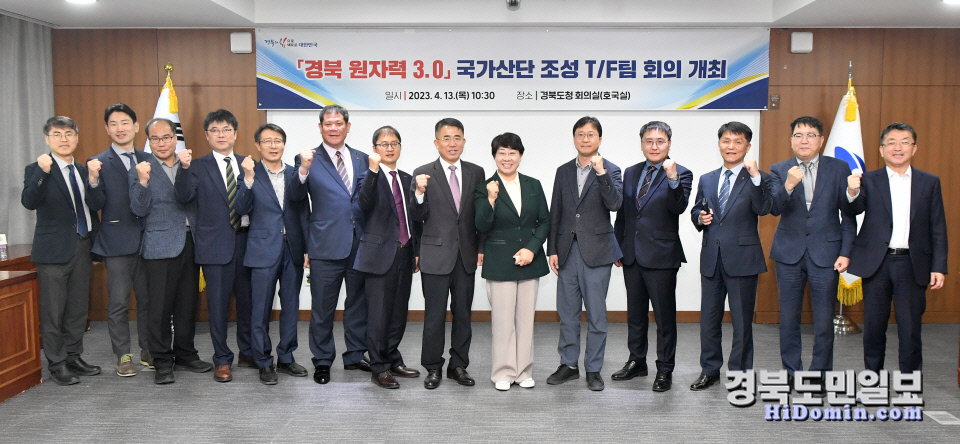 경북도는 13일 경북 원자력 3.0시대 개막을 위한 국가산단 조성 TF팀 회의를 열었다.