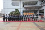 경북글로벌게임센터 개소식에 참석한 주요 내빈들이 테이프커핑을 하고 있다.