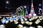 성탄절을 앞두고 포항시가 영일대해수욕장 장미공원에 LED 장미를 심어 관광객들에게 색다른 볼거리를 제공하고 있다. 뉴스1