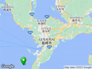 하시마 섬 구글 지도