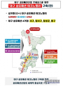 대구정책연구원이 제안한 대구 섬유패션 테크노밸리 구축(안). 사진=대구정책연구원 제공