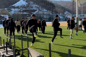 대한민국 럭비 대표팀이 해외전지훈련을 마친 뒤 국내에서 담금질을 이어가고 있다. (대한럭비협회 제공)